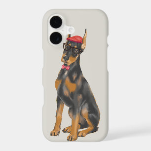 Hip Doberman (Background Colour Editable)