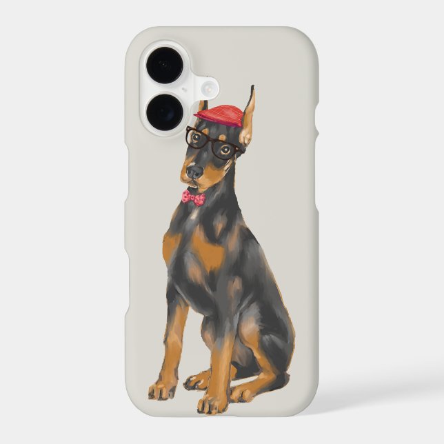 Hip Doberman (Background Colour Editable) (Back)