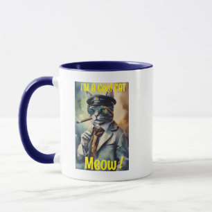 Hip Feline Gift Novelty Mug, I'm Cool Cat Coffee Mug