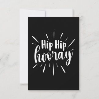 Hip Hip Hooray Get Well Card