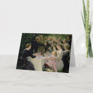 Hip Hip Hurrah! Artists' Party at Skagen, 1888 Card