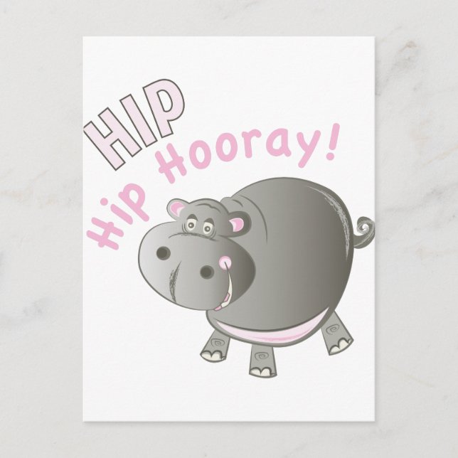 Hip Hooray Postcard (Front)