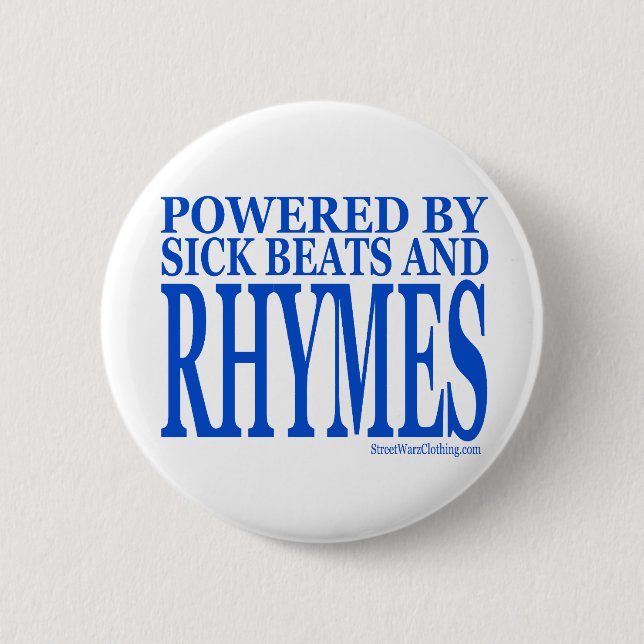 HIP HOP 2 INCH ROUND BUTTON (Front)