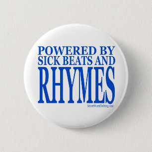 HIP HOP 2 INCH ROUND BUTTON