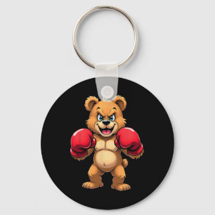 Hip Hop Bear Boxing Kickboxing Keychain
