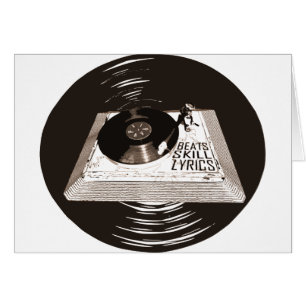 HIP HOP BEATS SKILL LYRICS ON TURNTABLE