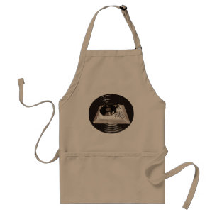 HIP HOP BEATS SKILL LYRICS ON TURNTABLE STANDARD APRON