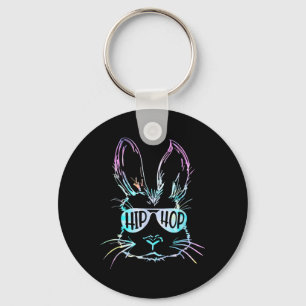 Hip Hop Bunny Boys Kids Toddler Easter Rabbit Yout Keychain