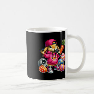 Hip Hop Bunny Easter Eggs Microphone Vibe Coffee Mug