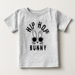 hip hop bunny spring easter baby toddler top shirt