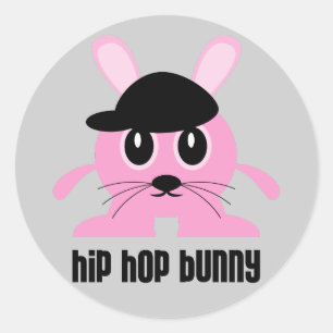 Hip Hop Bunny Stickers