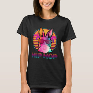 Hip Hop Bunny With Sunglasses Cute Easter  Rabbit  T-Shirt
