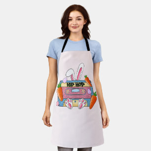 Hip Hop Cassette Tape Bunny Apron