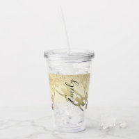 Hip Hop Chain Faux Sparkles Monogrammed Name