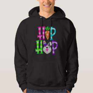 Hip Hop  Cute Easter Bunny Happy Easter Day Boys G Hoodie