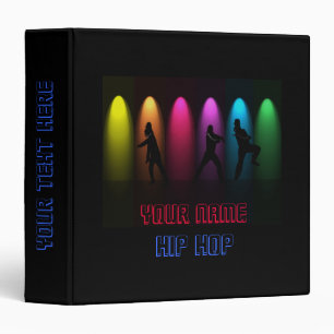 Hip Hop Dance Girls on Stage Binder