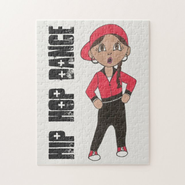 Hip Hop Dance Teacher Choreographer Hiphop Girl Jigsaw Puzzle (Vertical)
