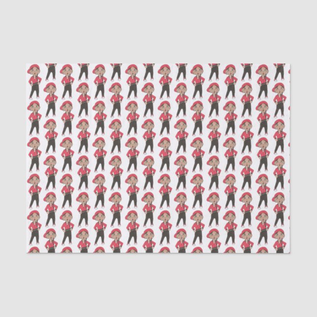 Hip Hop Dance Teacher Hiphop Breakdancing Recital Tissue Paper (Front)