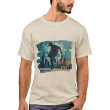 Hip-hop dancer graffiti