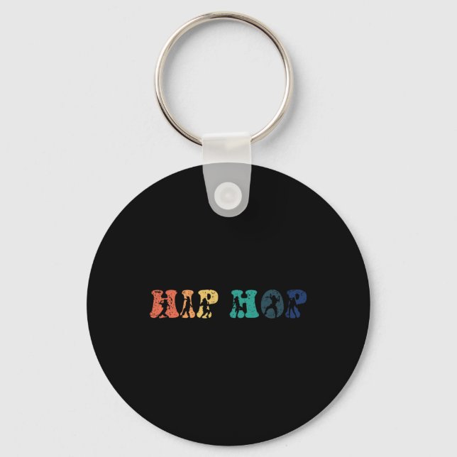Hip Hop Dancing Breakdancing Break-dance Breakdanc Keychain (Front)