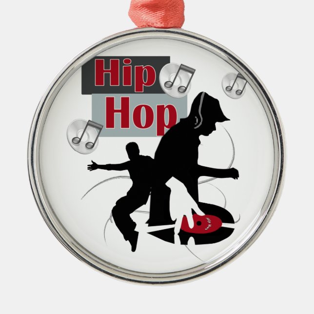 Hip Hop DJ Ornament (Front)