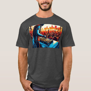 Hip Hop DJ Retro Vintage Album Bronx Party Collect T-Shirt