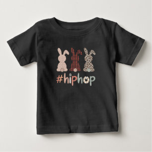 Hip Hop Easter Bunny Spring Cute Baby T-Shirt