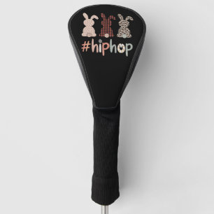 Hip Hop Easter Bunny Spring Cute Golf Head Cover