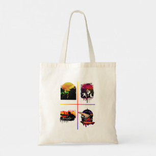 Hip Hop Elements Budget Tote MC DJ Breakdance Bag