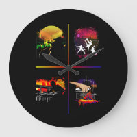Hip Hop Elements Wall Art MC DJ Breakdance
