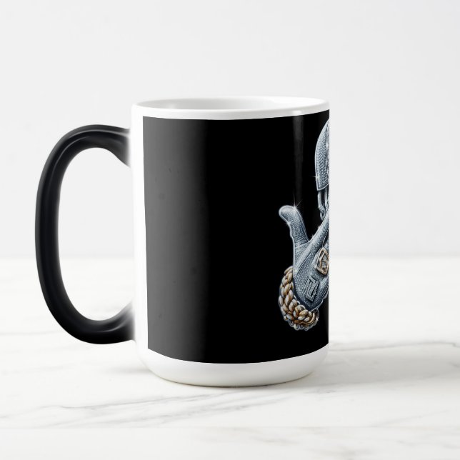 Hip Hop Gangster bling Rapper Magic Mug (Left)