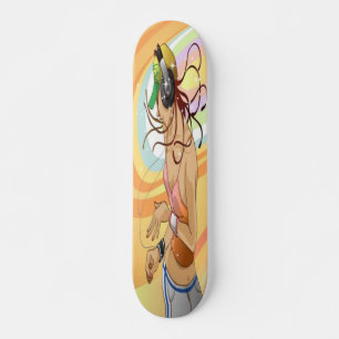 Hip Hop Girl Skateboard