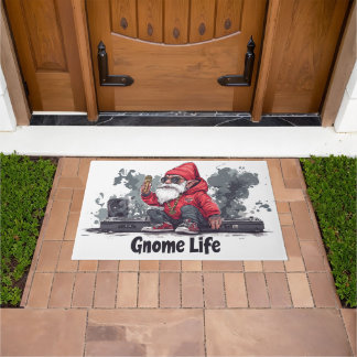 Hip Hop Gnome Illustration - Gnome Life Doormat