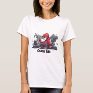 Hip Hop Gnome Illustration - Gnome Life T-Shirt