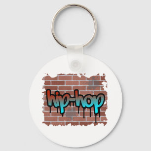 hip hop graffiti  design keychain