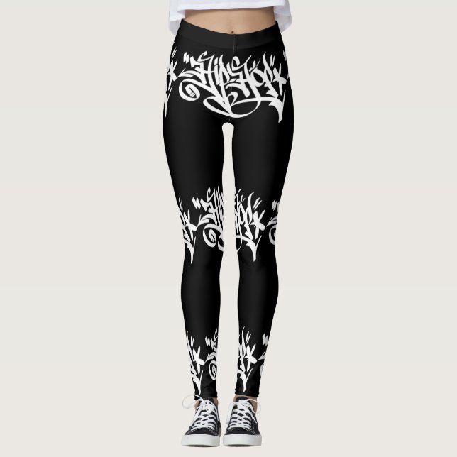 Hip Hop Graffiti Leggings (Front)