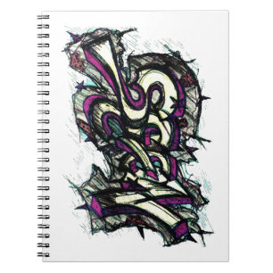 Hip Hop Graffiti Letters Notebook