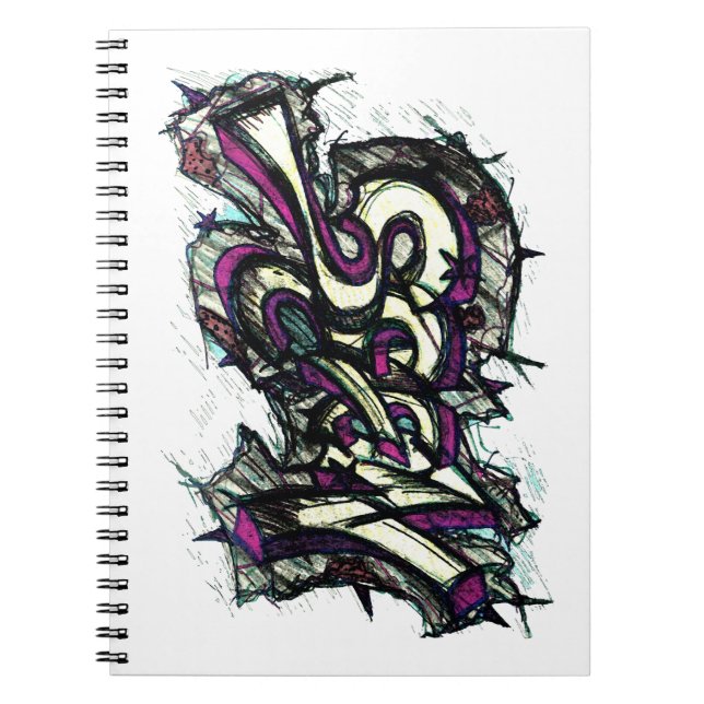 Hip Hop Graffiti Letters Notebook (Front)