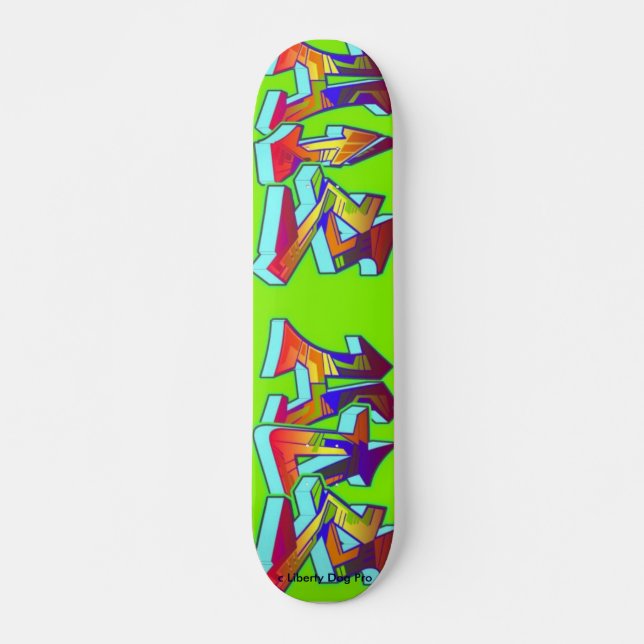 HIP HOP GRAFFITI SKATEBOARD - PRO SHREDDER - GIFTS (Front)