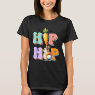 Hip Hop Hippity Funny Easter Bunny Boys Girls Kids T-Shirt