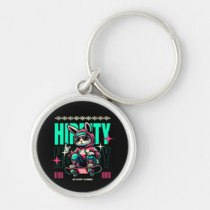 Hip-Hop Hoppity - Skater Bunny Easter Keychain