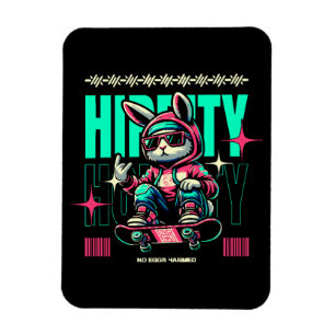 Hip-Hop Hoppity - Skater Bunny Easter Magnet