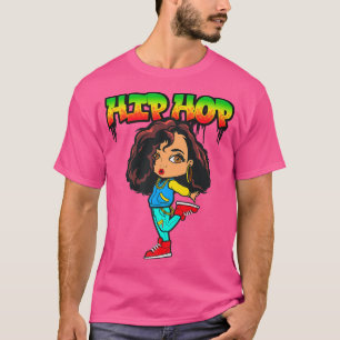 Hip Hop Is My Jam Rap Music Dancing Melanin Brown  T-Shirt