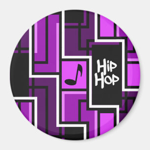 Hip Hop magnet, large Magnet