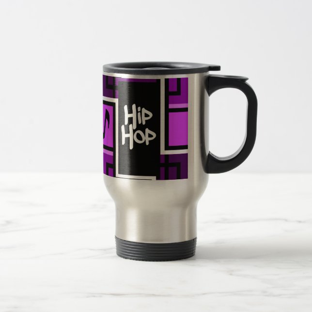 Hip Hop mug - choose style & colour (Right)