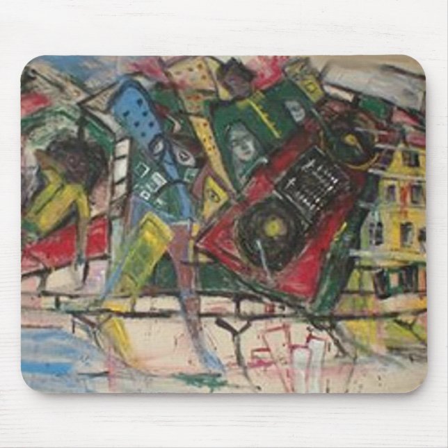 HIP HOP MURAL MOUSE PAD (Front)