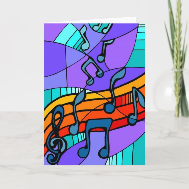 Hip Hop Music Card (Front)