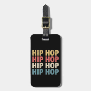 Hip Hop music Luggage Tag