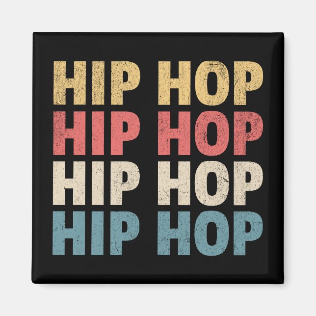 Hip Hop music Magnet (Front)