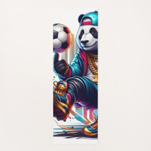 Hip Hop Panda Soccer Football Summer Sports Yoga Mat